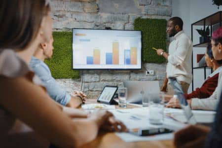 marketing team presentation data analysis